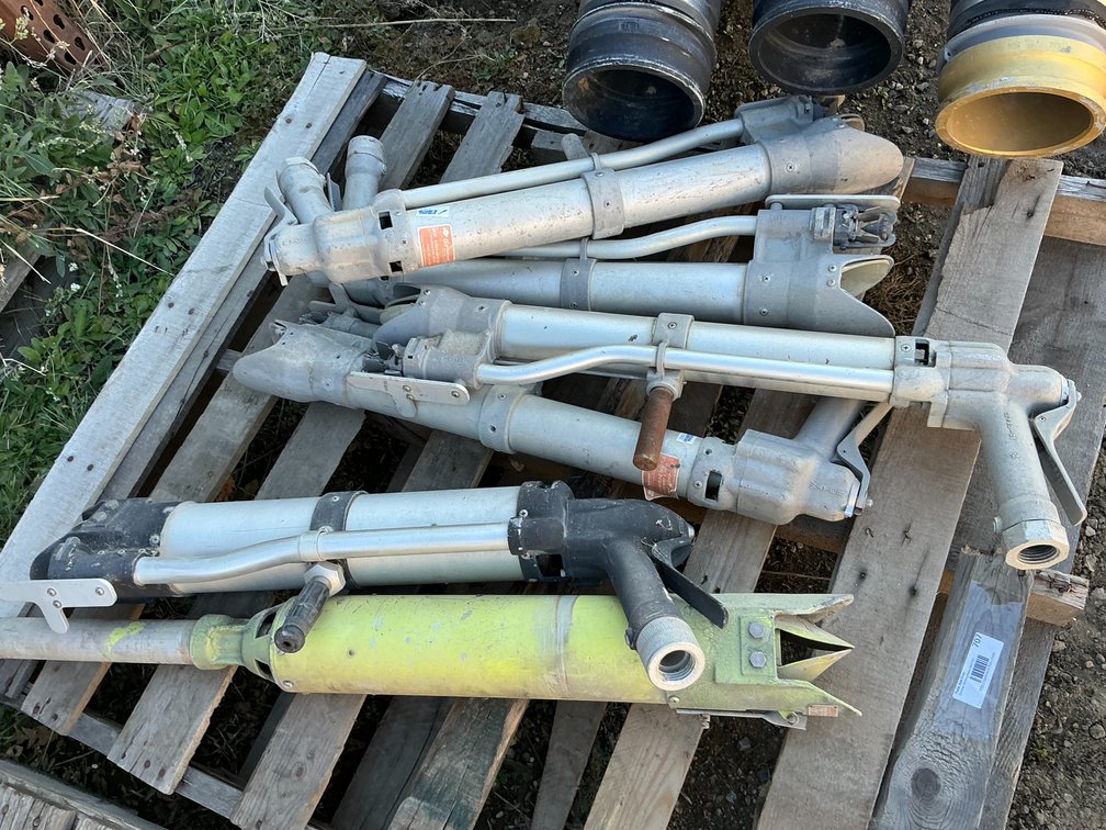 (6) Rockwood Combination Water & Foam Combination Nozzles - Four Are Model: 1060A, One Is Model: 1100A, And One Is Model: 01610