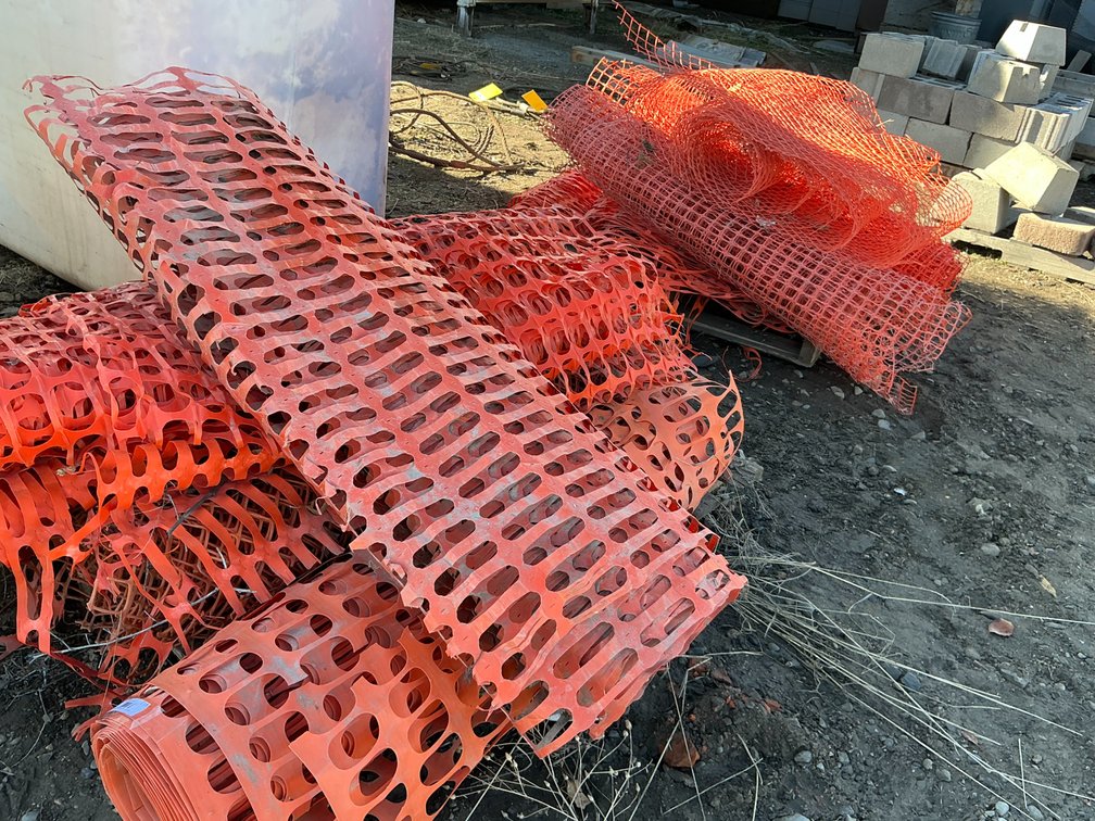 (2) Pallets Of Caution Fence - Approximately (11) Rolls