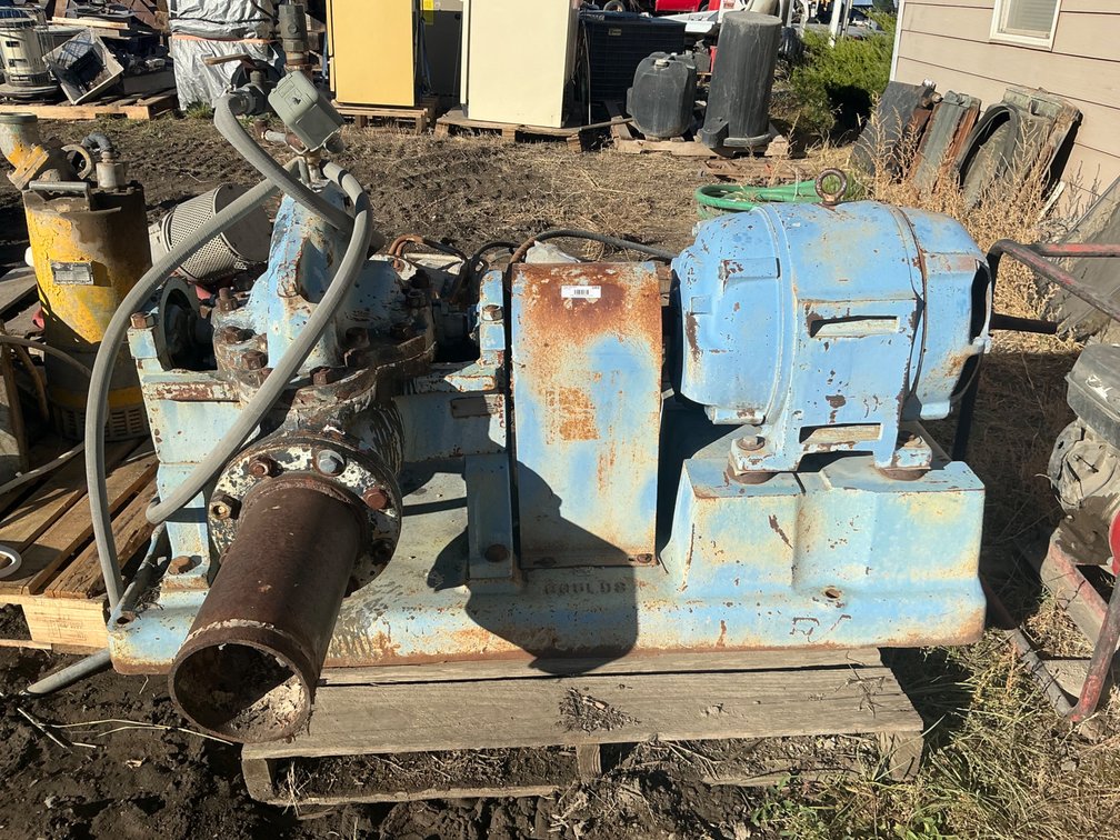 Goulds Horizontal Split Case Centrifugal Pump - Model: 3405, With US Electrical Motors 40Hp, 3Ph Engine, 4x6