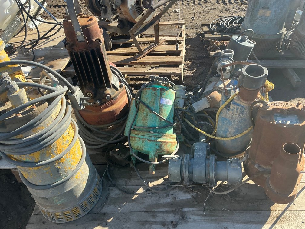 (7) Assorted Pumps And Gate Valve - See Description For Details