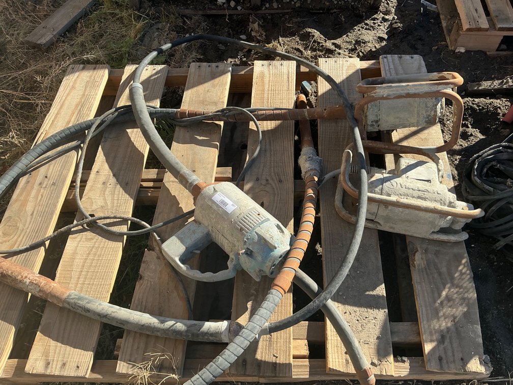 (3) Assorted Electric Concrete Vibrators - See Description For Details