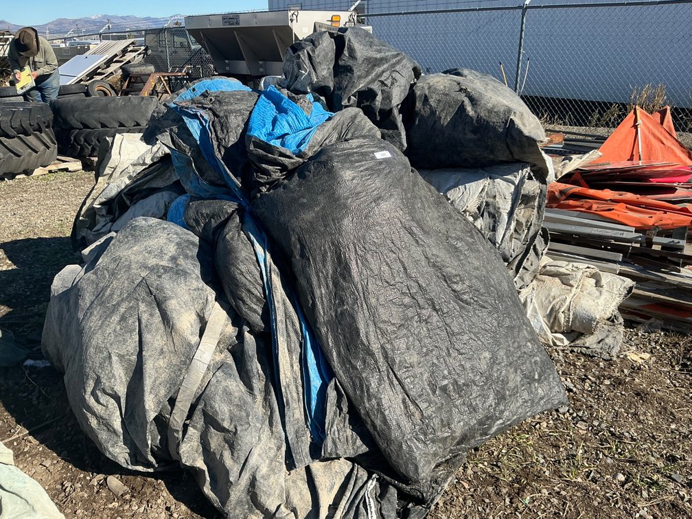 Approximately (6) Insulated Poly Tarp Bundles (Weathered)