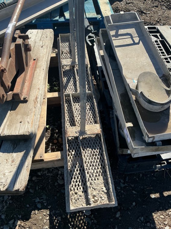 Concrete Placer Tool/Spreader - 45"L x 8"W (No Brand Or Model Shown)