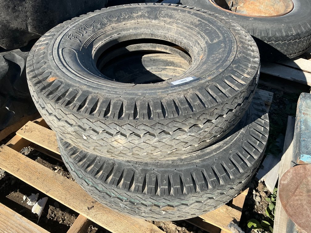 (2) 9.00-15, 12-Ply Tires - Good Tread (No Wheels)