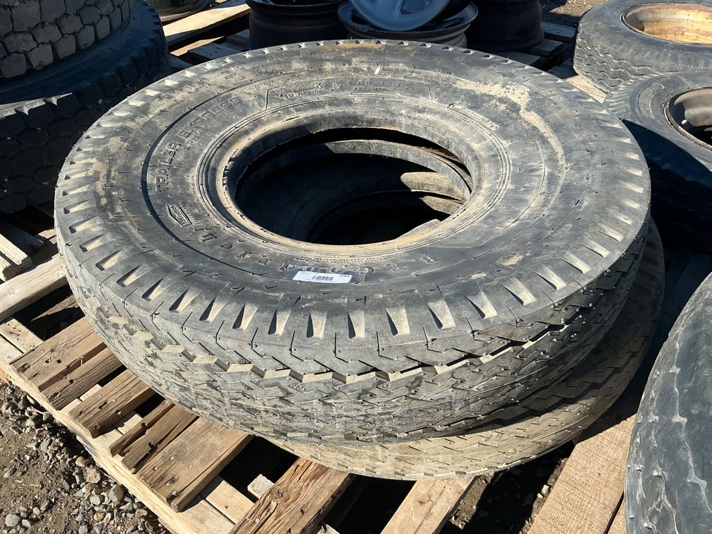 (2) 9.00-15TR Tires (No Wheels) Fair Tread