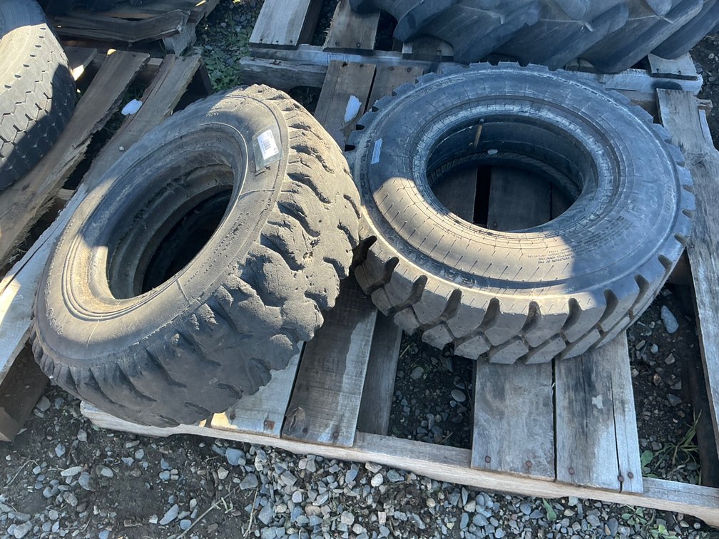 (2) 7.00-12NHS Tires (No Wheels) One Has Good Tread, One Has Poor Tread