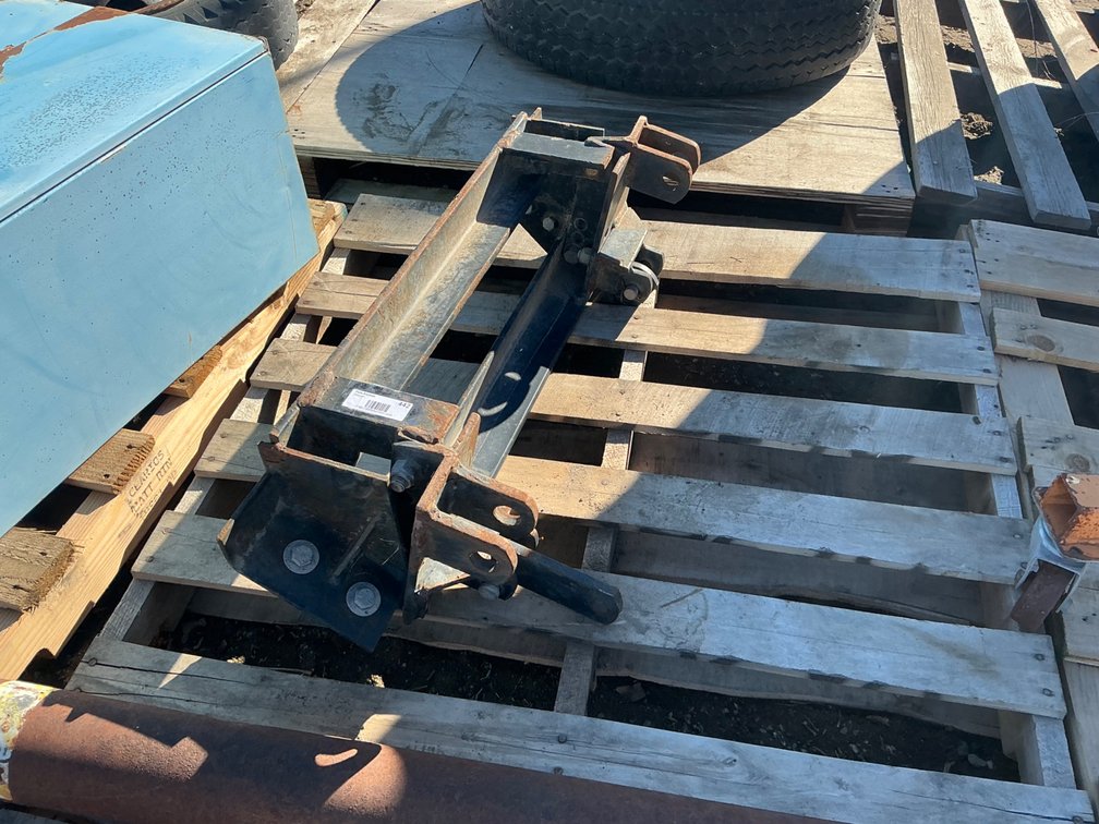 (1) 28"W Truck Snow Plow Mount Bracket, And (1) 42"L x 4"Diameter Pipe Style Post Pounder