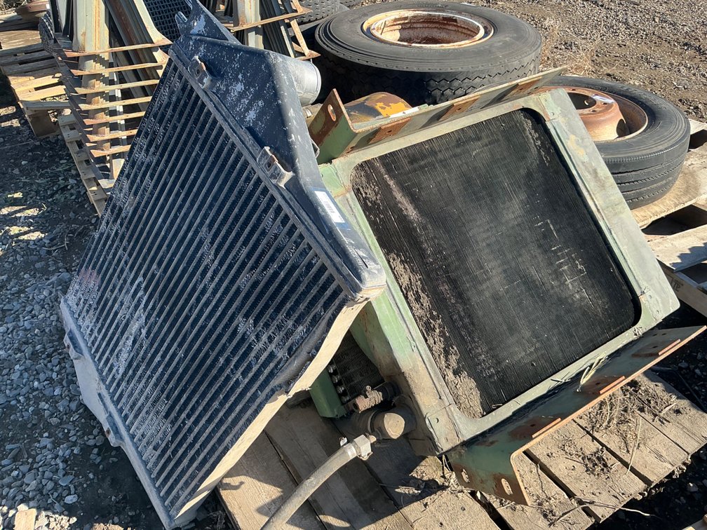 (3) Truck Radiator Cores, And (1) Truck Fuel Tank - 16"Diameter x 32"L