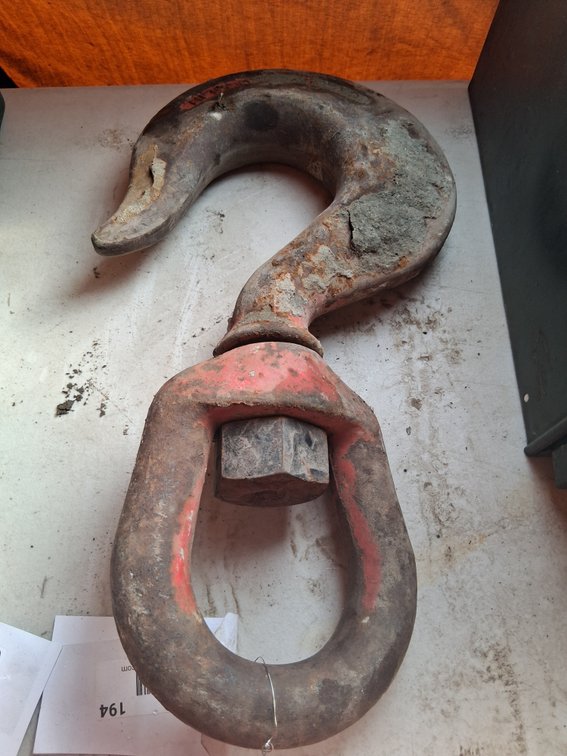 Laughlin Crosby Swivel Hoist Hook - Unable To See WLL, See Images For Measurements