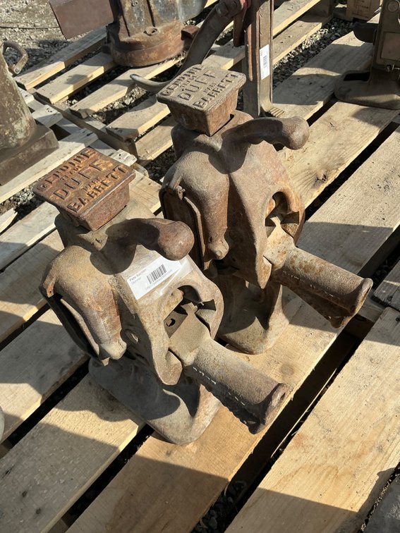 (2) Duff Model: 1017 Mechanical Jacks - 10-Ton Capacity (No Jack Handles)