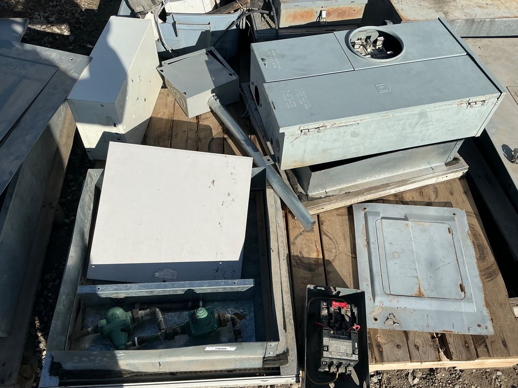 Pallet Of Assorted Breaker Boxes & Panels