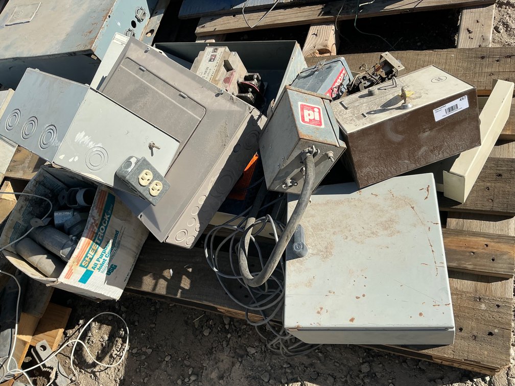 Pallet Of Assorted Breaker & Electric Control Boxes And Panels - Brands Include Cutler Hammer, Eaton, & More