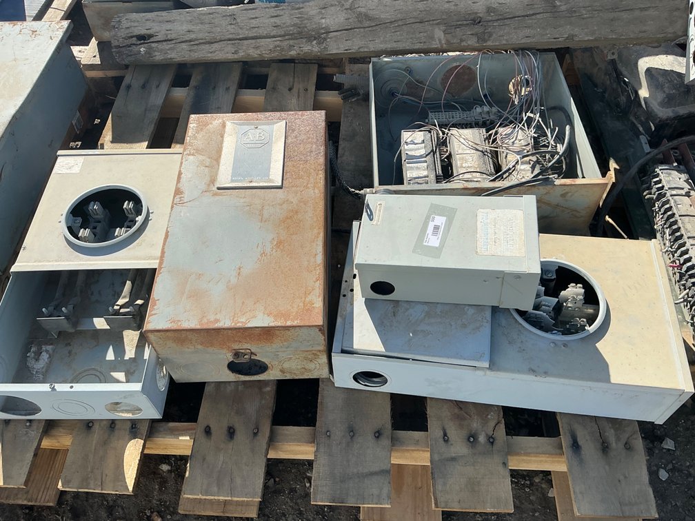 Pallet Of Breaker Boxes & Switch Boxes - Brands Include A-B, Cutler-Hammer, And More