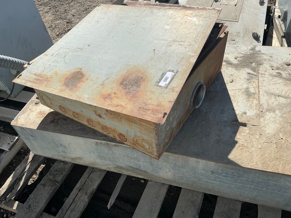 Large Electrical Control Boxes - (1) Is 48"L x 32"W x 10"D, And (1) Is 24" x 24" x 8"D