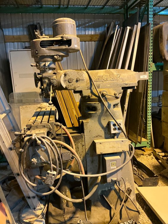 Bridgeport Milling Machine - Model: 32-423 Vertical Milling Machine, 3-Phase, 42" Milling Bed