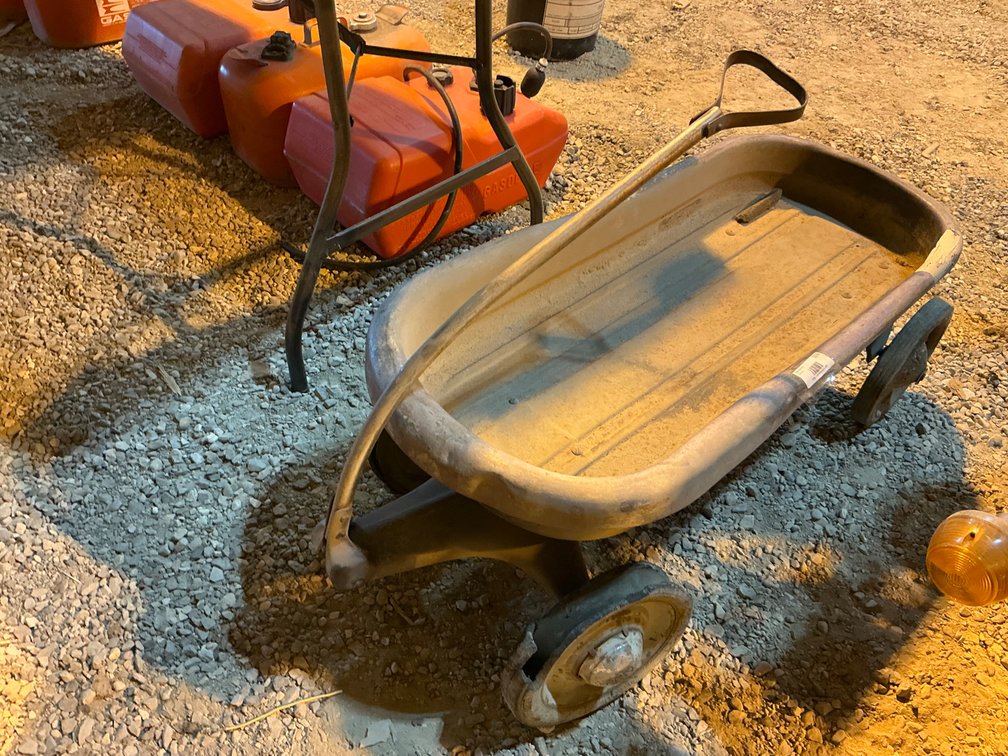 Vintage Murray Mercury Metal Child's Wagon - 32"L x 16"W