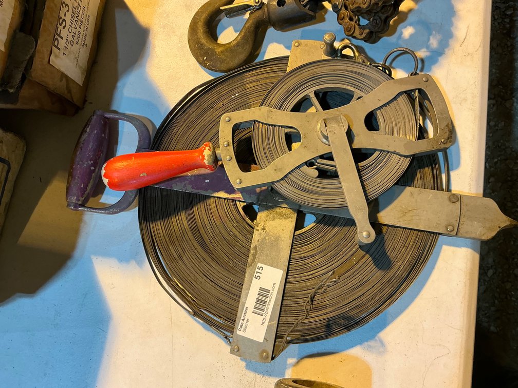 (2) Vintage Lufkin Rule Co. Surveyors Measuring Reels