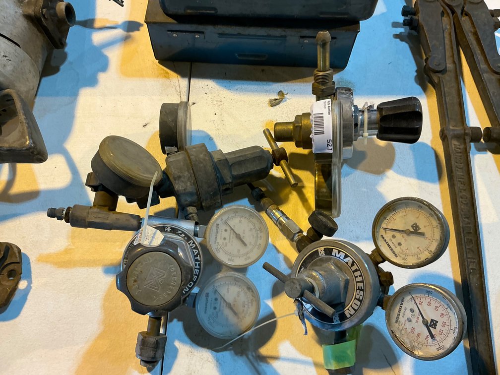 (4) Oxy Acetylene Gauges - One Is J.C. & Co. Brand, One Is Scott Model: 18, One Is Matheson Model: 8-350, And One Is Matheson Model: 19-350