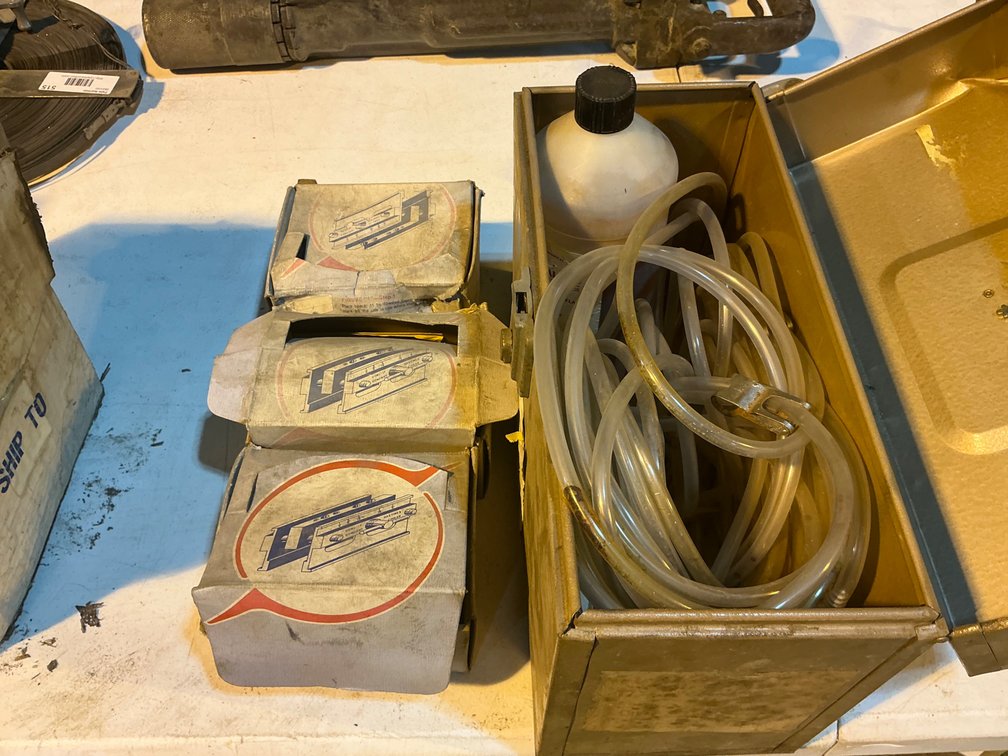 (1) Level-All Water Level System In Metal Case, And (3) Dow-It. Co. Dowel Making Tools