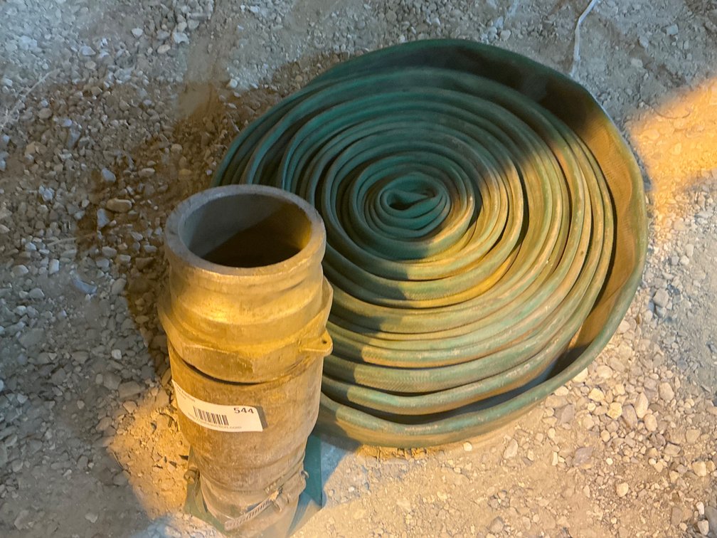(1) Coil Of 3" Firehose With (1) Coupler