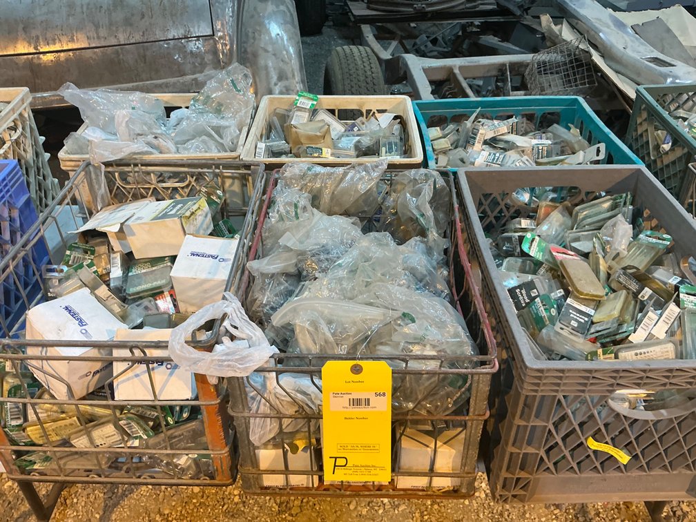 (6) Crates Containing - Assorted Screws - Machine, Wood, Masonry, Lag Screw Shields, And More