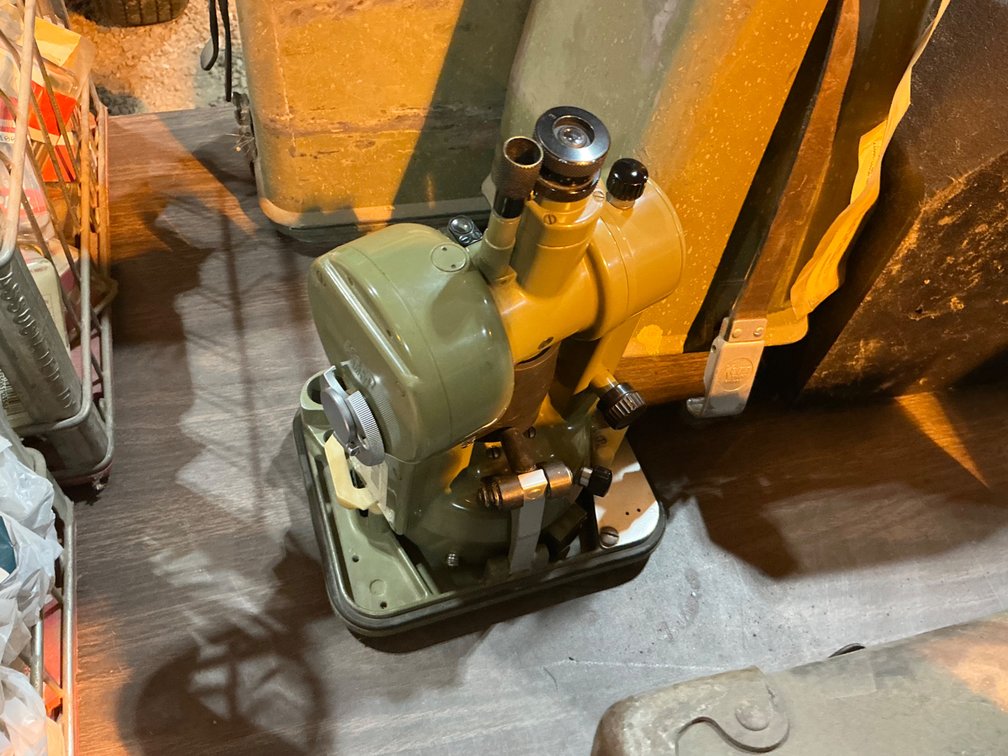 Vintage Kern Swiss Theodolite - Model: K1-A, Serial: 182208, With Metal Carry Case