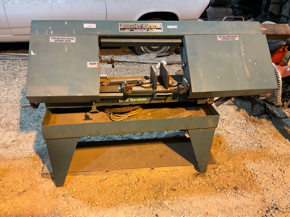 Carolina Industrial Equipment Horizontal Band Saw - Model: HV12, Serial: HV12003528, 1Ph