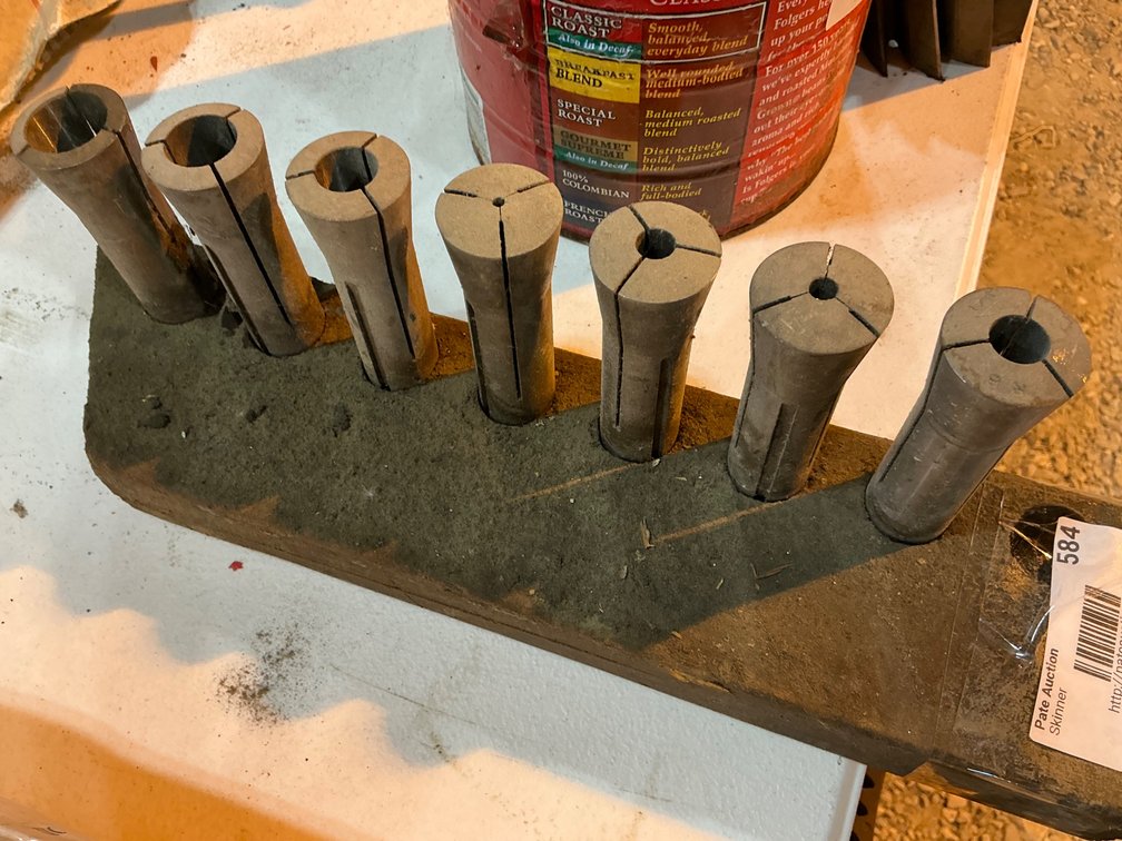 Set Of Split Sleeve Milling Collets