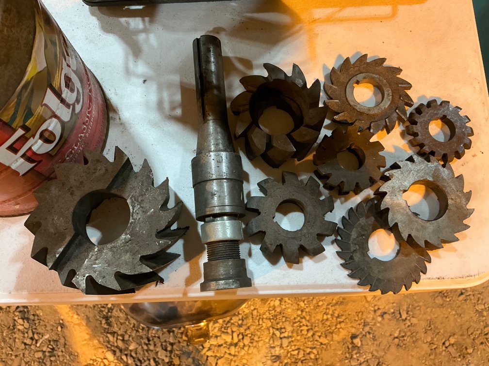 Assorted Cutters For Milling Machines