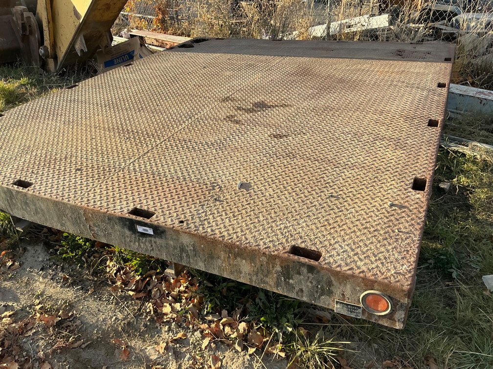 Truck Flatbed - 9-1/2'L x 8'W (Very Rusted, Parts Of Deck Rusted Thru)