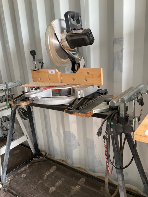 Delta Sidekick 12" Compound Miter Saw - On Stand with Rollers