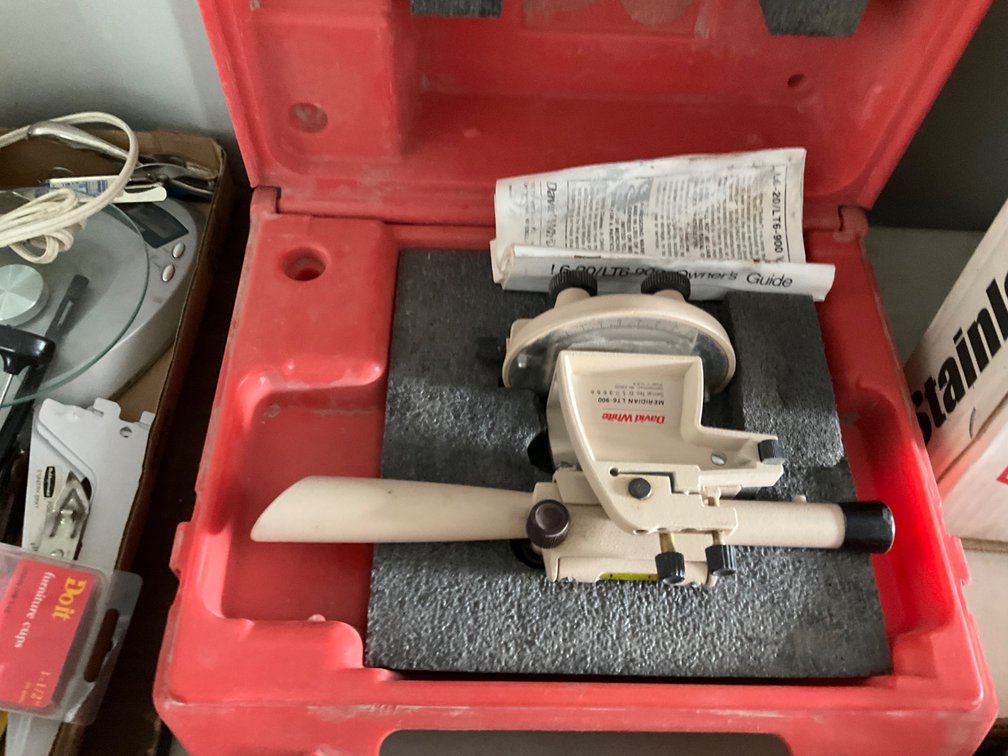 David White Meridian LT6-900 Transit Level in Case
