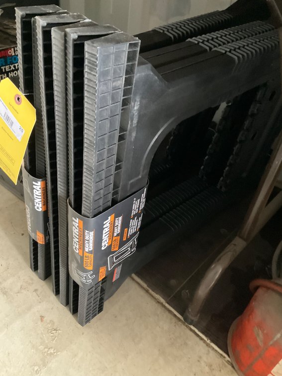 (3) Central Machinery 500lb Heavy Duty Sawhorses