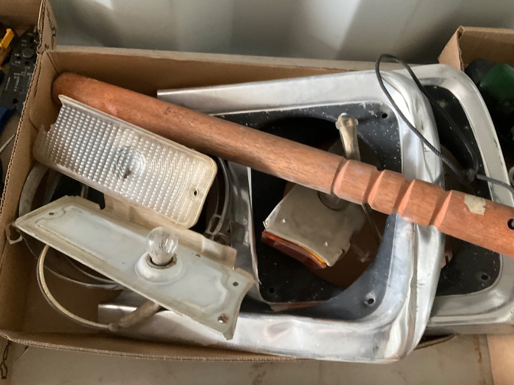 Assorted Ford Pickup Parts - Light Bezzles, Lights and Other Miscellaneous