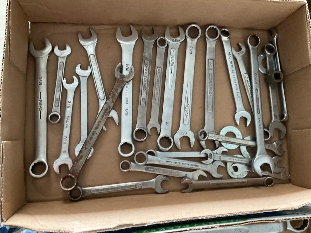 Approximately (24) Assorted Standard Wrenches