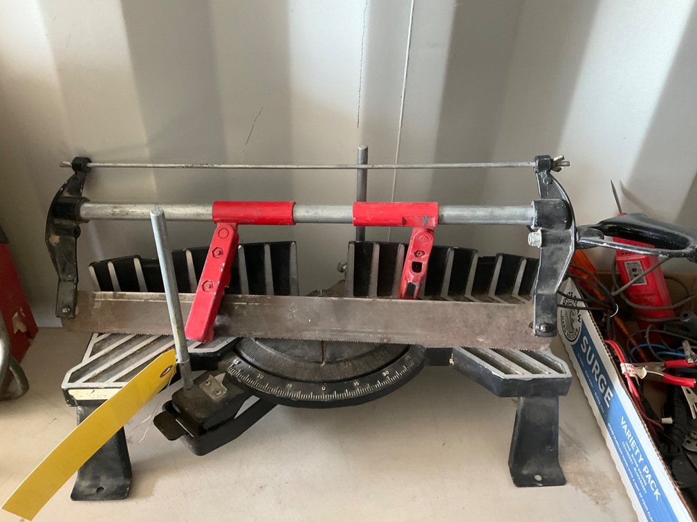 Hand Powered Miter Saw