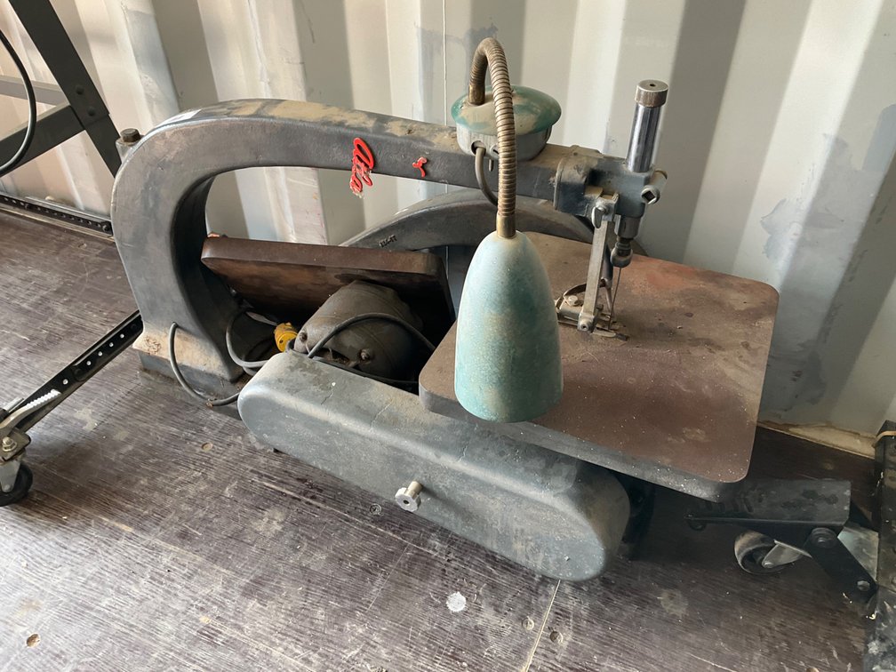 Atlas Scroll Saw with Spare Parts