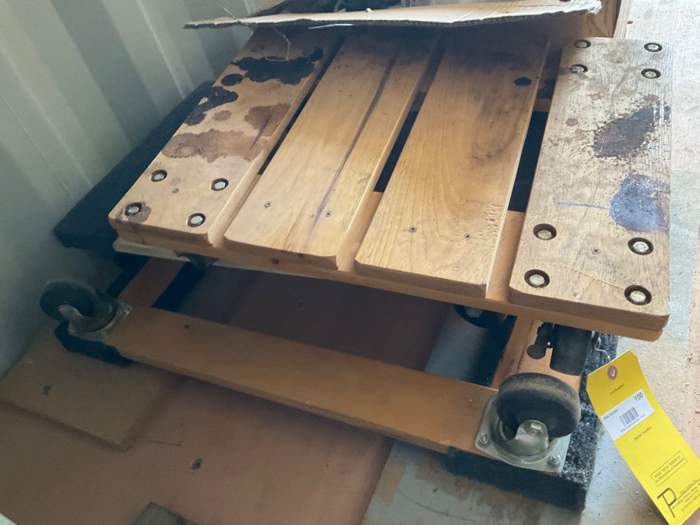 (3) Rolling Wood Dollies