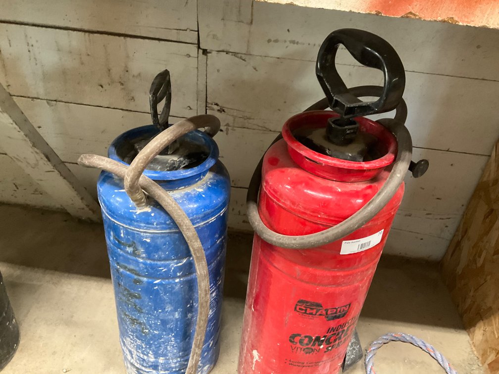 (2) Industrial Concrete Sprayers