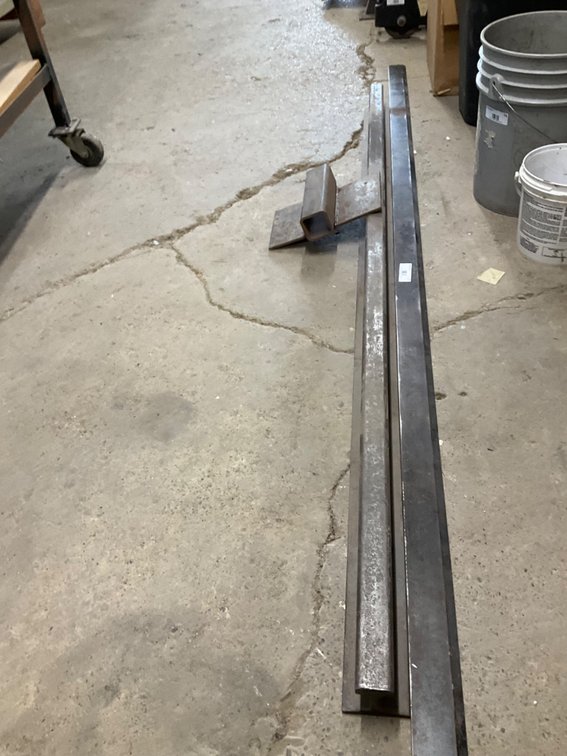 98" Brake Edge and 72" Section of Rail Track