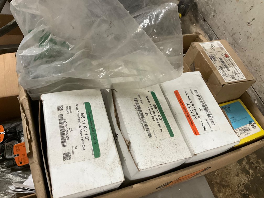 Assorted Grade 5 & 8 Nuts and Bolts, Washers, Etc.