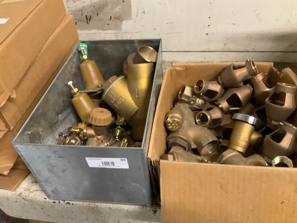 (2) Boxes of Assorted Plumbing Supplies - See Description For Details