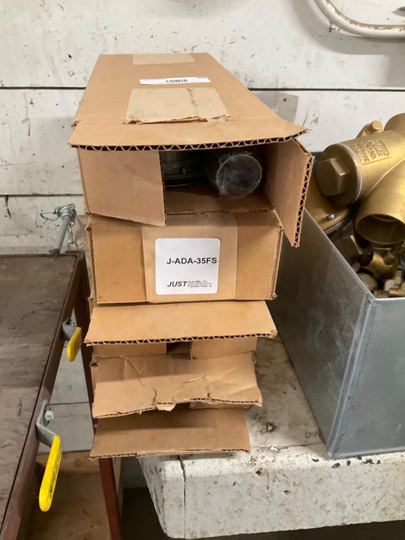 (4) Just Mfg. 1-1/2" Offset Drain Assemblies - Part: J-ADA-35FS
