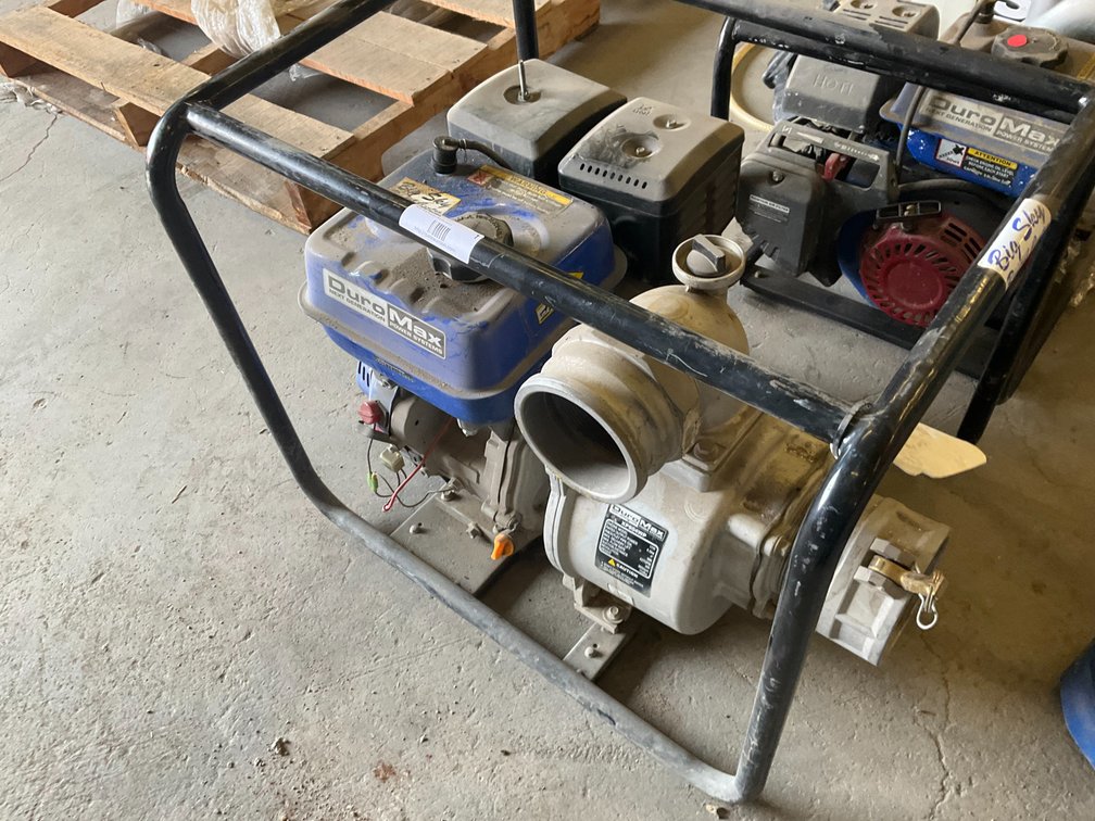 Duromax Pump - Model: XP904WP Water Pump - 4", 427Gpm, 9Hp Engine, Rope Start Pulls Freely