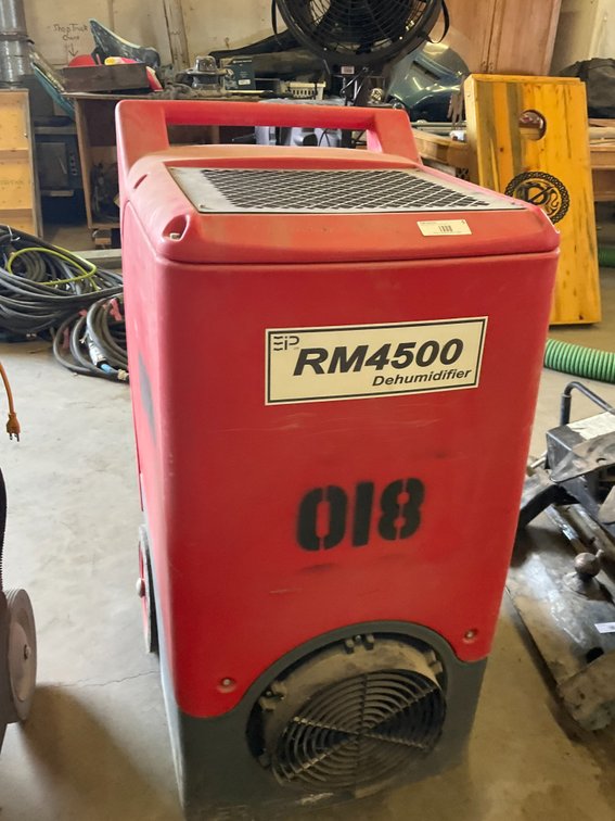 EIP Industrial Portable Electric Dehumidifier - Model: RM4500, Showing 3585 Hours