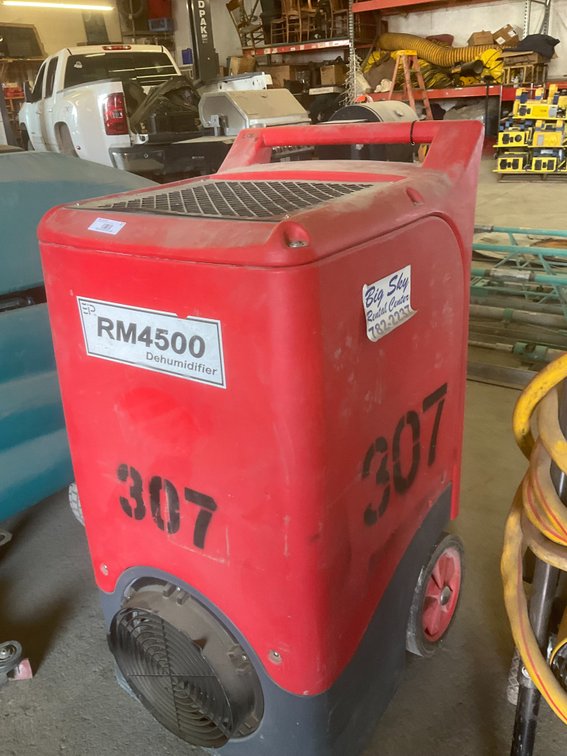 EIP Industrial Portable Electric Dehumidifier - Model: RM4500, Showing1992 Hours
