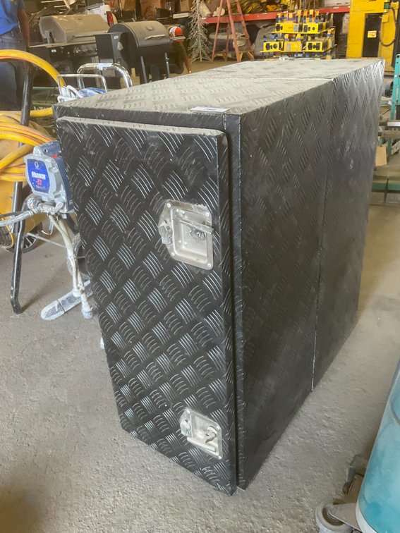 (2) Tool Boxes - 36x18x17, Aluminum
