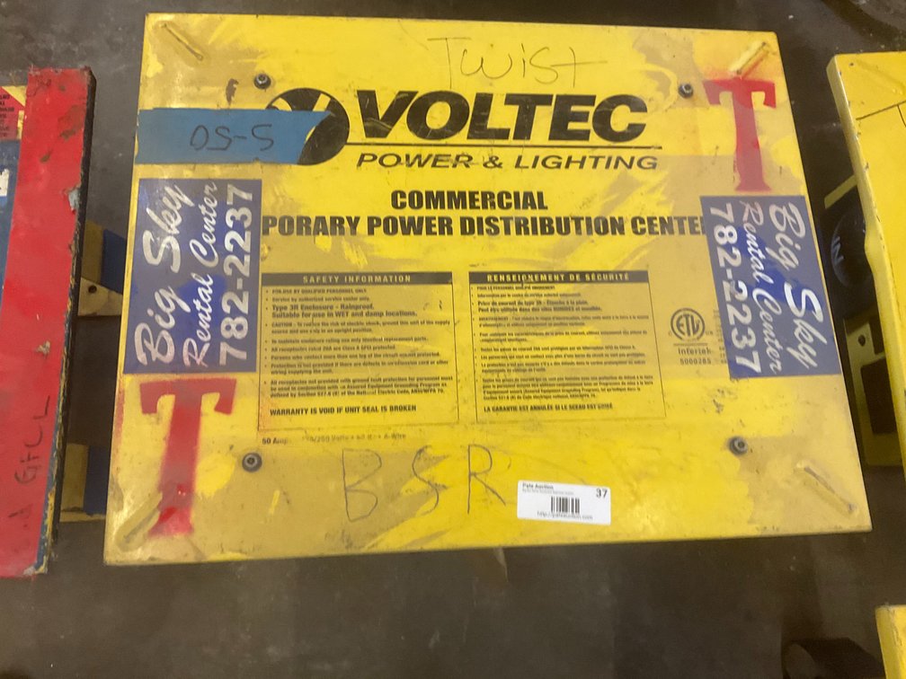 Voltec Commercial Temporary Power Distribution Center - Model: T-Box-6L