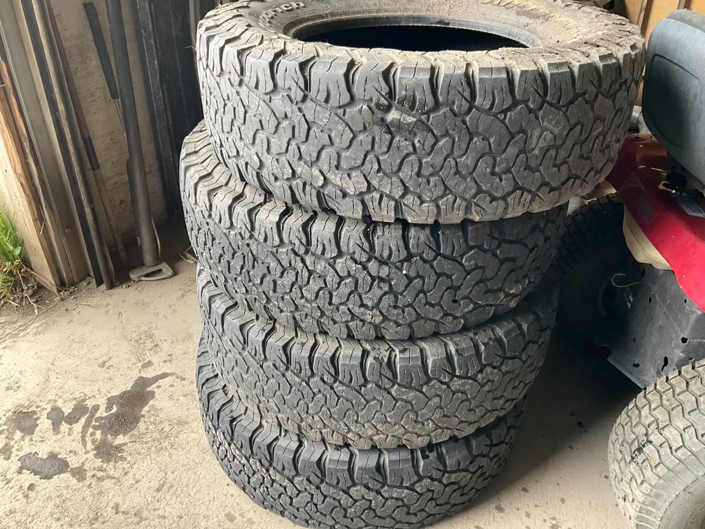 (4) BF Goodrich 265-70/R18 Tires - Fair Tread