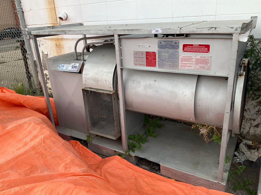 CHI Companies Construction Heater - Model: ROT-SDG-500/PN, Direct Fire, 325,000Btu, Propane Fueled